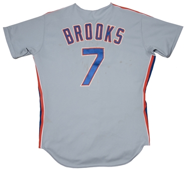 1991 Hubie Brooks Game Used New York Mets Road Jersey